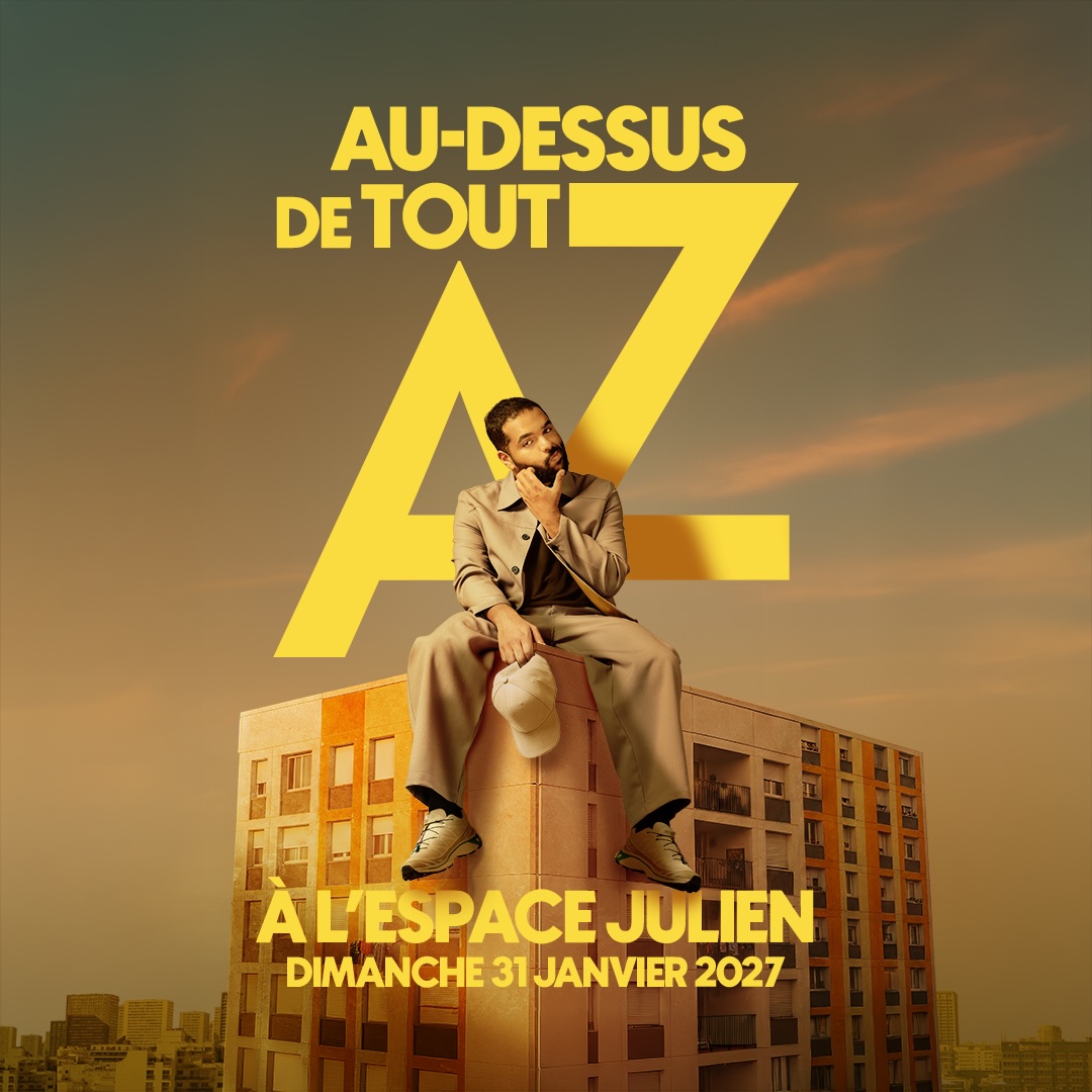 Affiche Az en concert à l’Espace Julien
